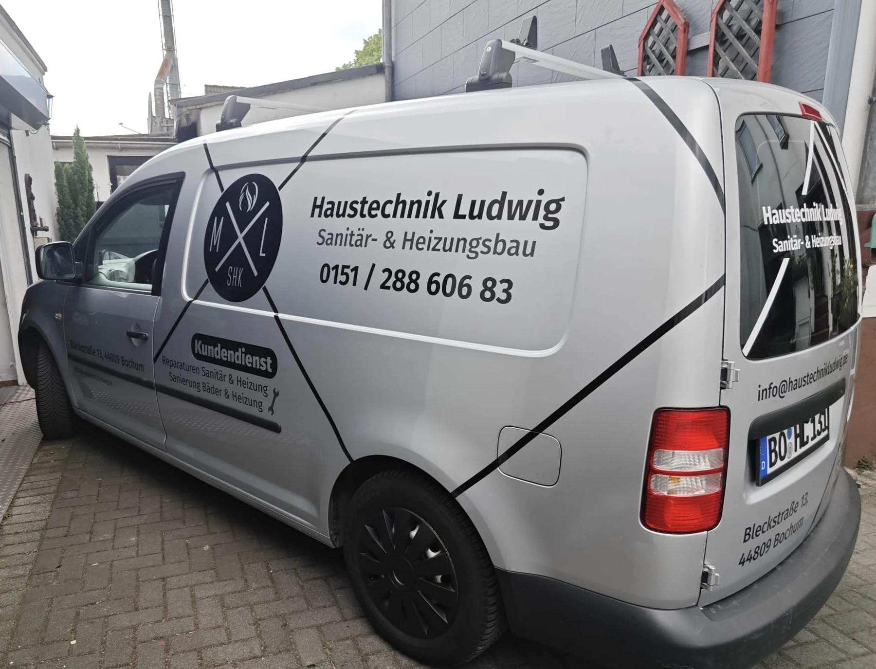Fahrzeugbeschriftung – Haustechnik Ludwig